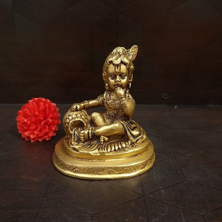 Brass Krishna Statues Beautiful Krishna Antique Idol India