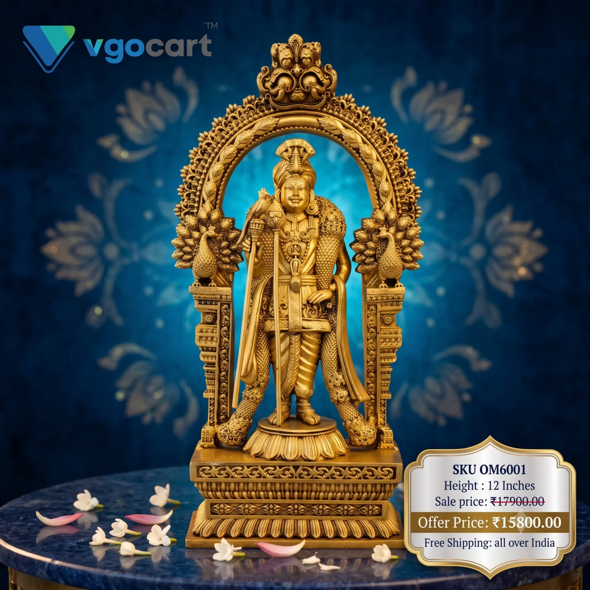 Brass Murugan Idols