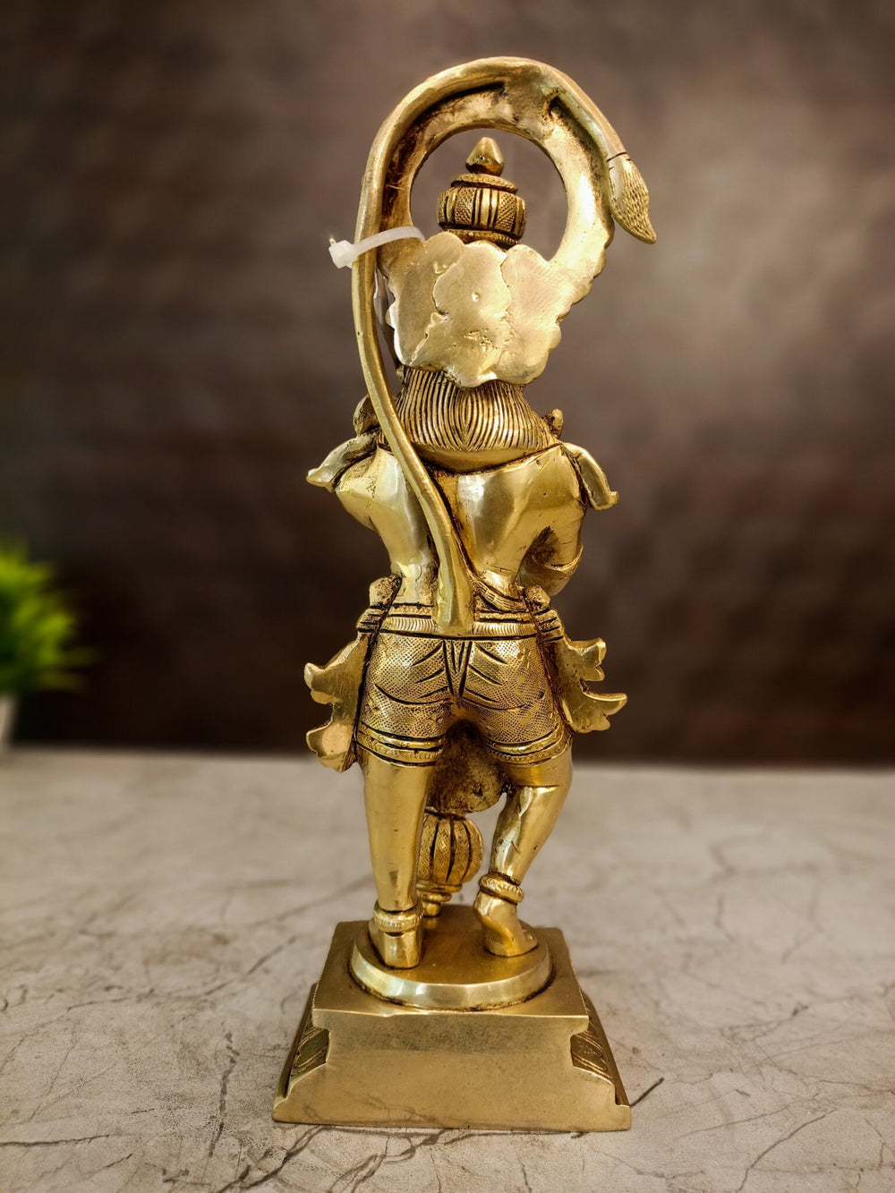 Brass Hanuman Standing Idol | Lord Hanuman Premium Brass Statue for Pooja Room, Home & Vastu Decor