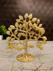 Brass Kalpavriksha Tree Idol 6 Inch – Divine Wish-Fulfilling Tree for Prosperity, Growth & Positive Energy