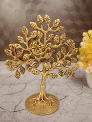 Brass Kalpavriksha Tree Idol 6 Inch – Divine Wish-Fulfilling Tree for Prosperity, Growth & Positive Energy