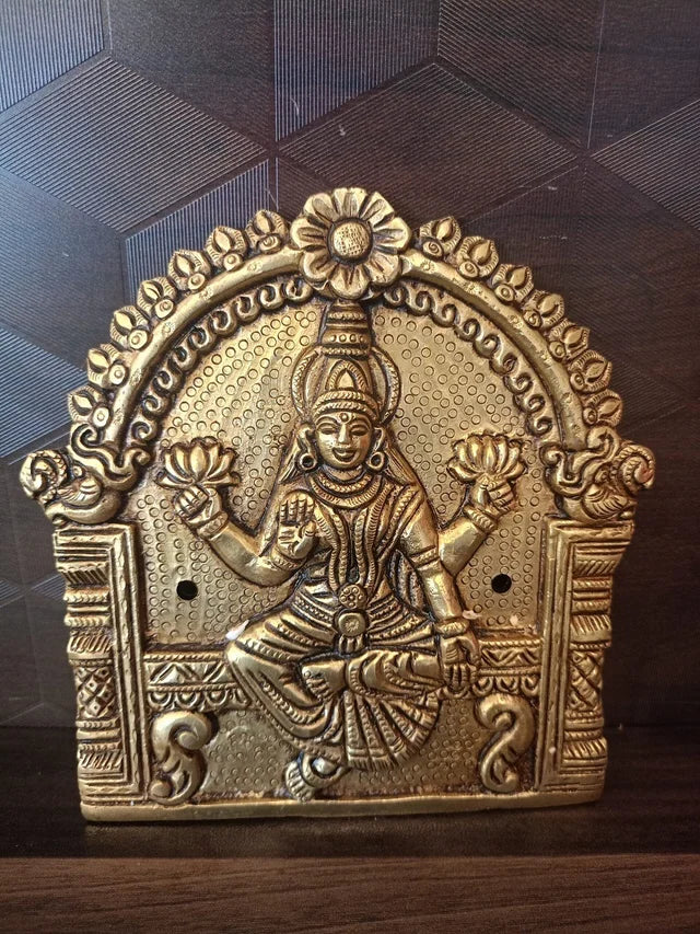 Brass Ashtalakshmi Set Door Panel | 8 Lakshmi Forms Brass Entrance Decor for Prosperity & Home