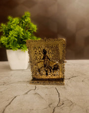 Premium Brass Fine Art Table Top Krishna Idol 3" | Lord Krishna Flute Statue