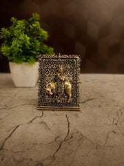 Premium Brass Fine Art Table Top Krishna Idol 3" | Lord Krishna Flute Statue