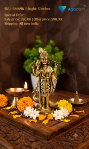 Fine Art Miniature Raja Alagara Murugan Idol (Medium) | Royal Kartikeya Decor & South Indian Pooja Statue
