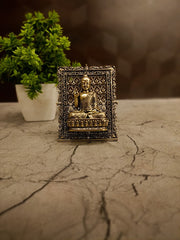 Brass Fine Art Buddha Idol | Zen Tabletop Decor & Vastu Showpiece