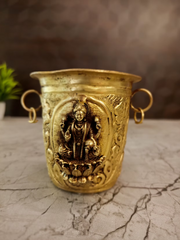 Premium Brass Perumal & Lakshmi on Padi | Divine Wealth Couple Statue for Vastu & Overflowing Prosperity