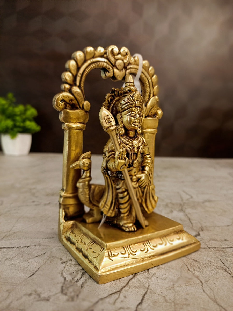 5.5-Inch Divine Murugan Idol