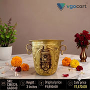 Premium Brass Perumal & Lakshmi on Padi | Divine Wealth Couple Statue for Vastu & Overflowing Prosperity