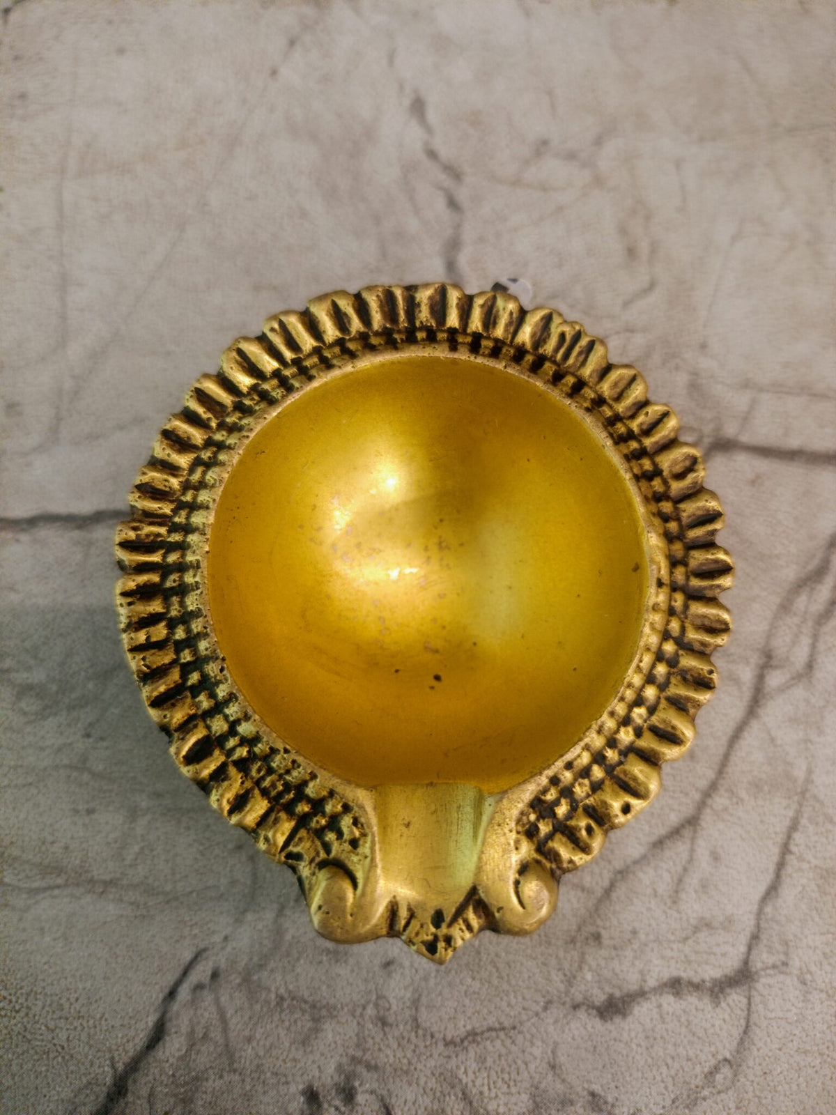 Premium Brass Designer Agal Diya | Ornate Eka Mukhi Vilakku for Vastu & Luxury Festive Decor