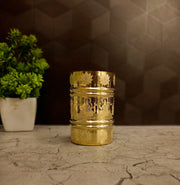 Small Premium Brass Ashtalakshmi Padi | Traditional Rice Measuring Cup for Pooja & Vastu Wealth