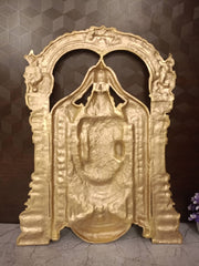 Premium Brass Tirupati Balaji Wall Mount | Majestic Lord Venkateshwara Wall Art for Wealth & Vastu