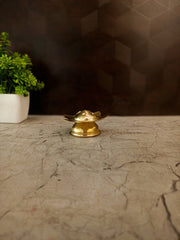 Premium Brass Lotus Bhakthi Stand | Sacred Kamal Pedestal for Pooja & Vastu Purity