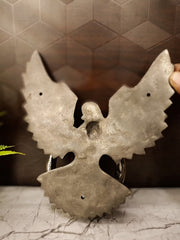 Premium Antique Brass Eagle Door Knocker | Majestic Garuda Door Ring for Vastu Protection & Entrance Decor