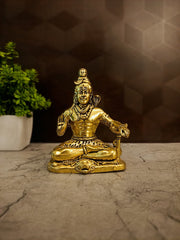 Premium Brass Fine Art Shivan Idol | Majestic Mahadev Statue for Pooja, Vastu & Home Decor