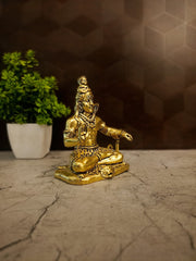 Premium Brass Fine Art Shivan Idol | Majestic Mahadev Statue for Pooja, Vastu & Home Decor