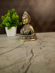 Handcrafted Brass Gauri Idol | Goddess Parvati Fine Art Statue for Home Temple & Vastu