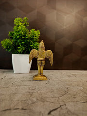 Premium Brass Garudan Statue | Majestic Vishnu Vahana Idol for Vastu Protection & Swift Success