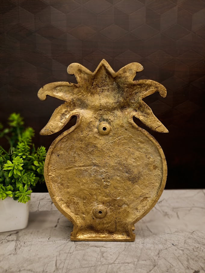 Exclusive Brass Kalasam Wall Mount | Traditional Purna Kalasha Doorway Hanging for Vastu & Temple Decor