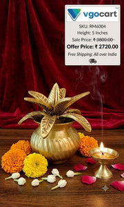 Auspicious Brass Kalasam  Traditional Purna Kalasha for Supreme Abundance & Ritual Sanctity