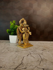Premium Brass Karudalvar Idol | Majestic Garuda Alvar Statue for Vastu, Swift Success & Perumal Devotion