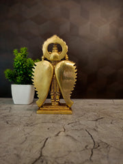 Premium Brass Karudalvar Idol | Majestic Garuda Alvar Statue for Vastu, Swift Success & Perumal Devotion