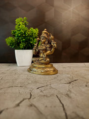 Premium Brass Goddess Lakshmi Idol | Divine Dhanalakshmi Statue for Vastu Wealth & Home Prosperity