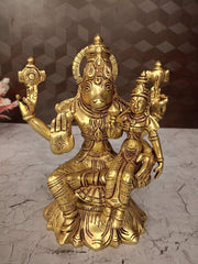 Premium Brass Superfine Lakshmi Hayagriva Idol | Divine Deity of Wisdom & Wealth for Pooja & Vastu