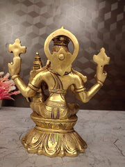 Premium Brass Superfine Lakshmi Hayagriva Idol | Divine Deity of Wisdom & Wealth for Pooja & Vastu