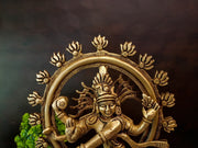 Divine Brass Fine Art Natarajar IdolSupreme Cosmic Dancer of Chidambaram for Vastu & Energy