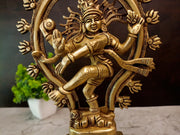 Divine Brass Fine Art Natarajar IdolSupreme Cosmic Dancer of Chidambaram for Vastu & Energy