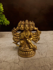 Buy Premium Heavyweight Brass Panchamukhi Hanuman Idol For Vastu Directional Shield And Sacred Home Decor