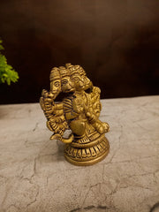 Buy Premium Heavyweight Brass Panchamukhi Hanuman Idol For Vastu Directional Shield And Sacred Home Decor