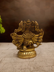 Buy Premium Heavyweight Brass Panchamukhi Hanuman Idol For Vastu Directional Shield And Sacred Home Decor