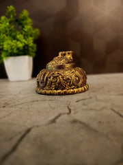 Handcrafted Brass Tirupati Balaji Paduka | Lord Venkateswara Sacred Feet Fine Art Idol