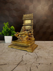 Premium Brass Sri Raghavendra Swamy Idol | Divine Mantralayam Guru Statue for Vastu & Spiritual Healing