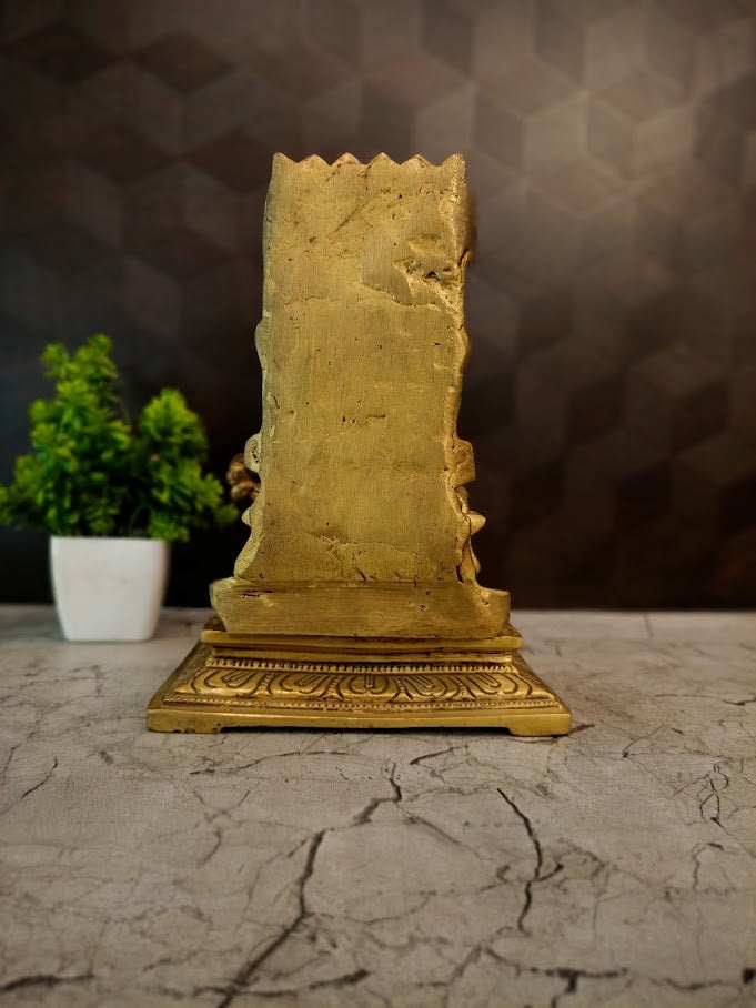 Premium Brass Sri Raghavendra Swamy Idol | Divine Mantralayam Guru Statue for Vastu & Spiritual Healing