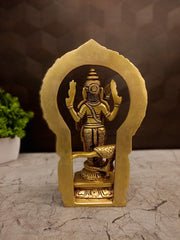 Premium Fine Art Brass Lord Murugan with Majestic Thiruvachi | Divine Kartikeya Statue for Vastu, Victory & Temple-Grade Decor
