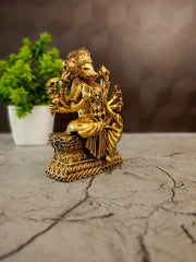 Handcrafted Brass Varahi Amman Statue | Premium Hindu Goddess Idol for Home Temple & Vastu