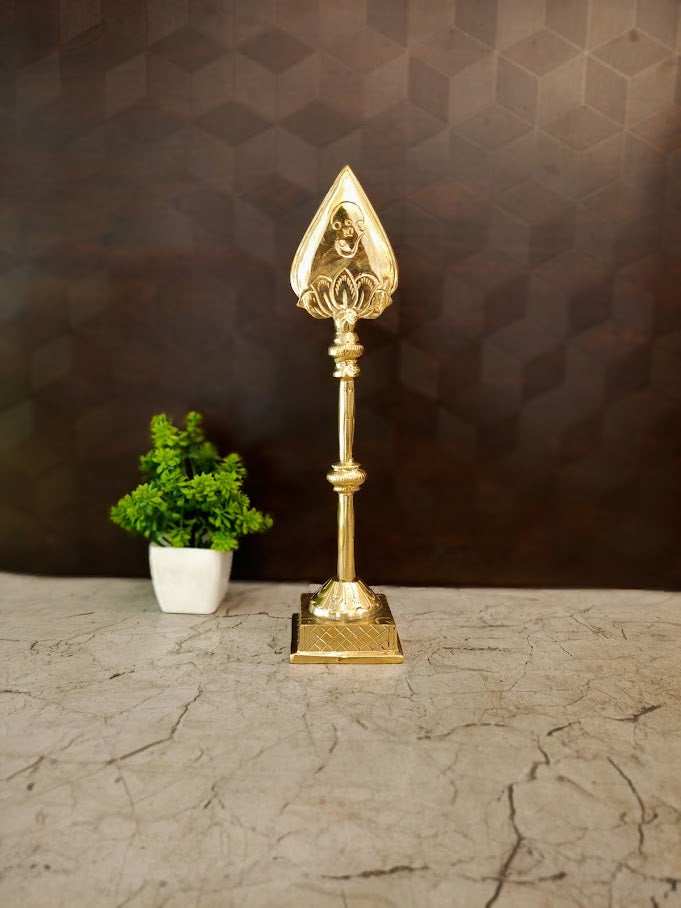 Premium Brass Vel | Sacred Lord Murugan Spear for Pooja, Victory & Vastu Protection