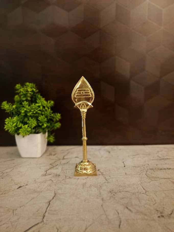 Premium Brass Vel | Sacred Lord Murugan Spear for Pooja, Victory & Vastu Protection
