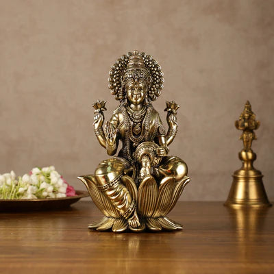 Brass Lakshmi Idols