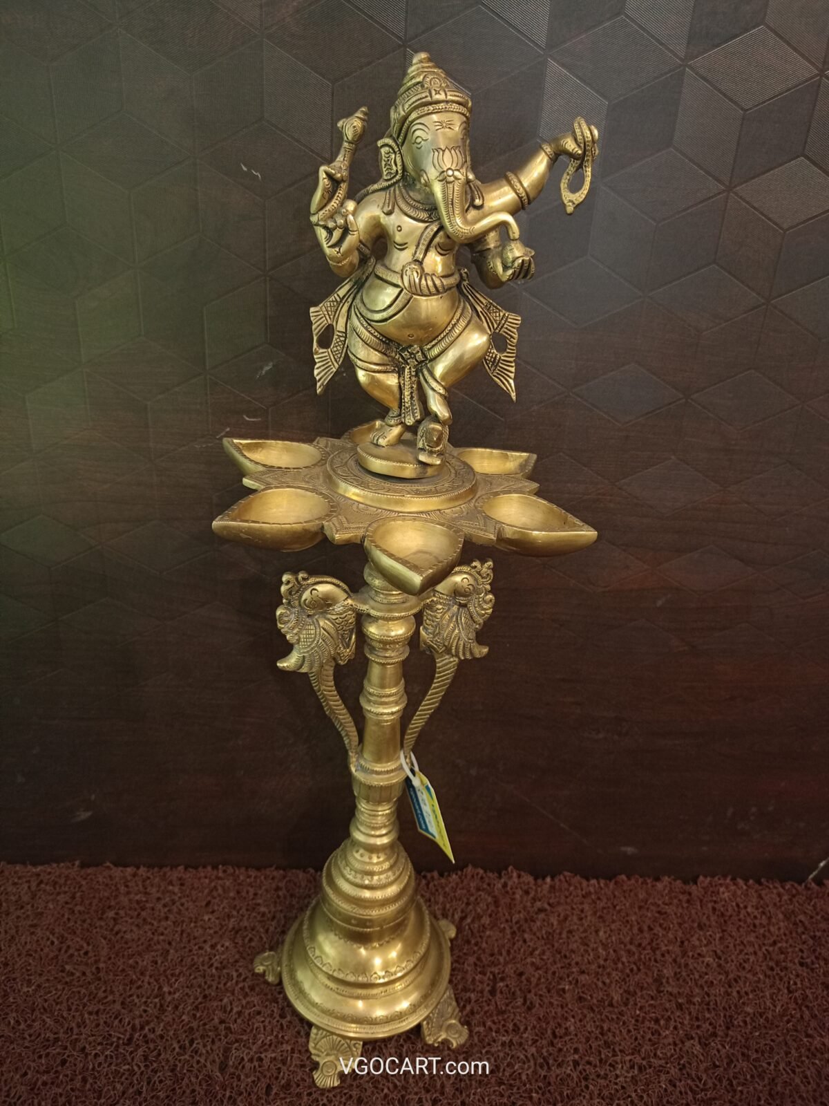 Ganesha six face diya pooja gift vgocart coimbatore india13 scaled