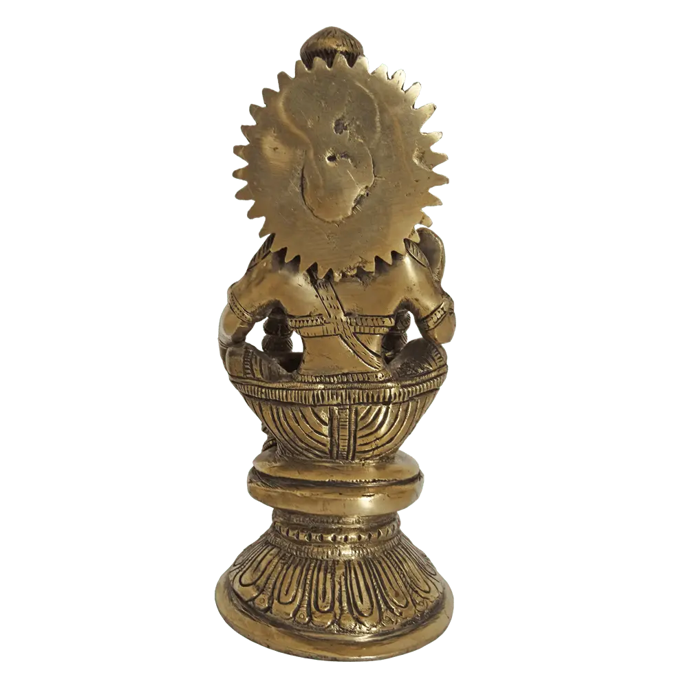 Lord Ayyappan Brass Statue Hindu God Idol Pooja Items Gift Buy Online India 0451 3