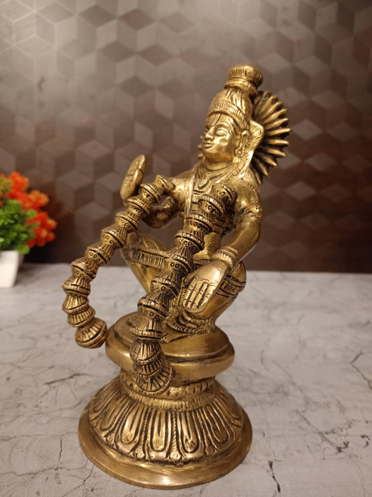 brass ayyappan statue pooja gift vgocart coimbatore india3 scaled