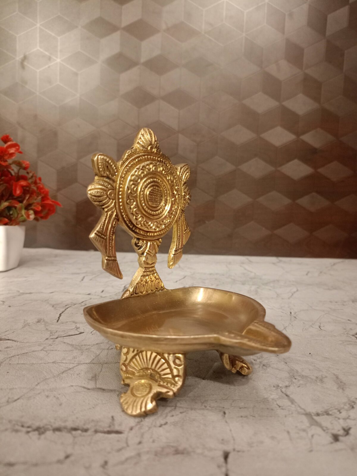 brass chakkaram diya pooja gift vgocart coimbatore india2 scaled