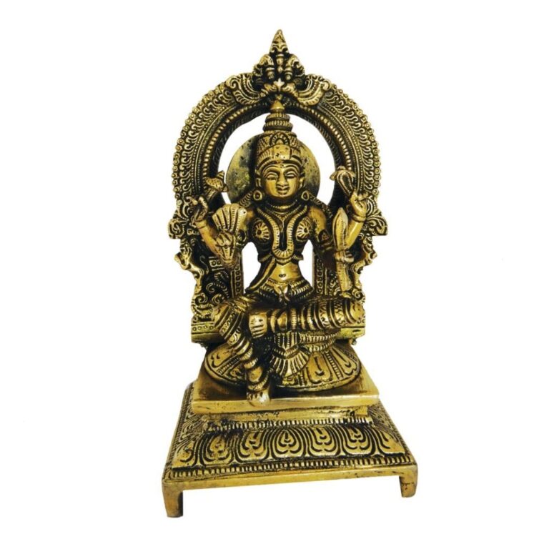 Goddess Karumariamman Brass Statue 7' - VgoCart.Com - Brass Antique ...