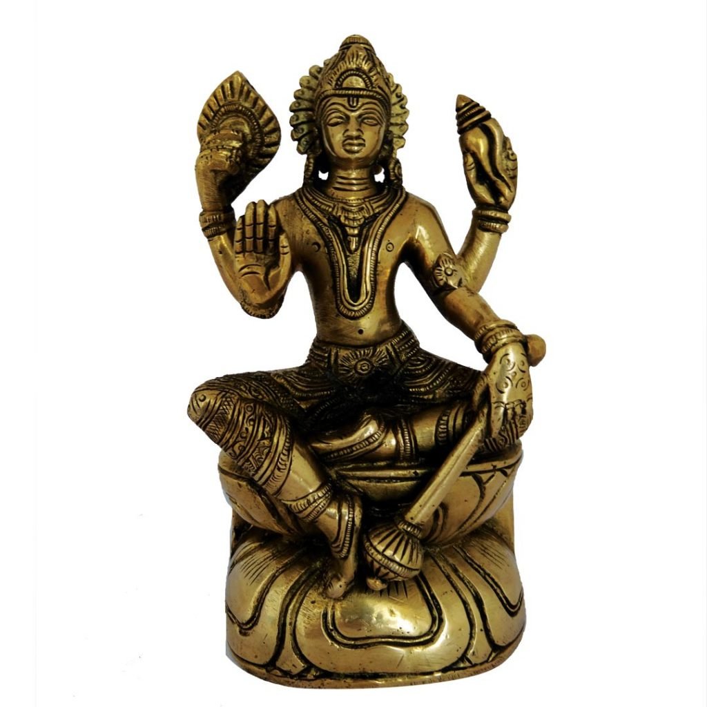 Brass Lord Vishnu Idol Statue Hindu God India Coimbatore Buy Online 0711