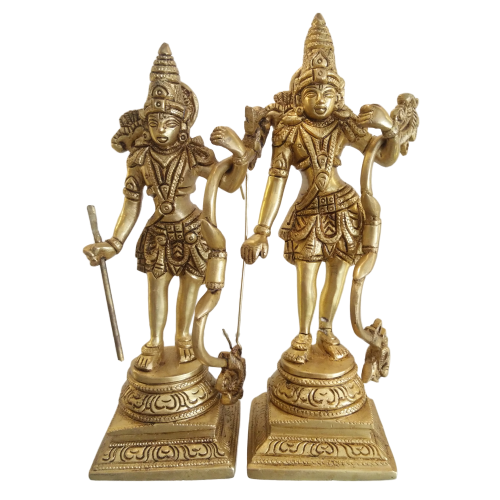 Brass Lord Rama Lakshmana Set Idol Statue Hindu God India Coimbatore Buy Online 1526 3