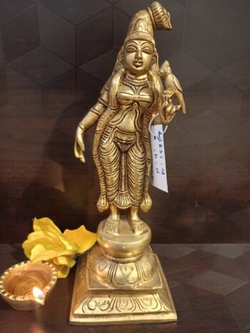 Brass Andal Statue